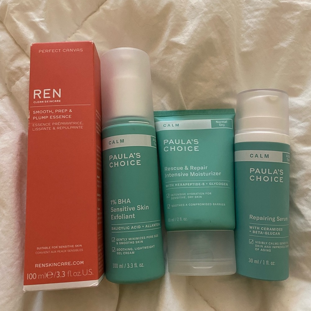 Unopened Skincare Bundle Paula’s choice Ren Skincare
